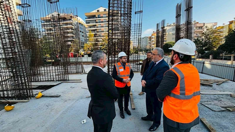 DİB Başkan Yardımcısı İşliyen, Aydın’da yapımı süren inşaatta incelemelerde bulundu
