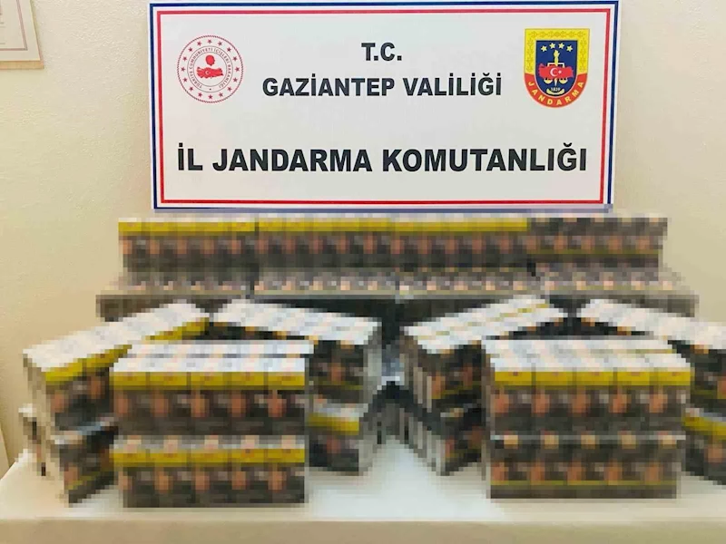 Gaziantep’te 1,5 milyon TL değerinde kaçak sigara ve çay ele geçirildi
