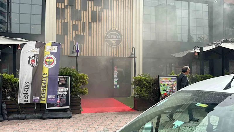 Beşiktaş’ta restoranda yangın paniği
