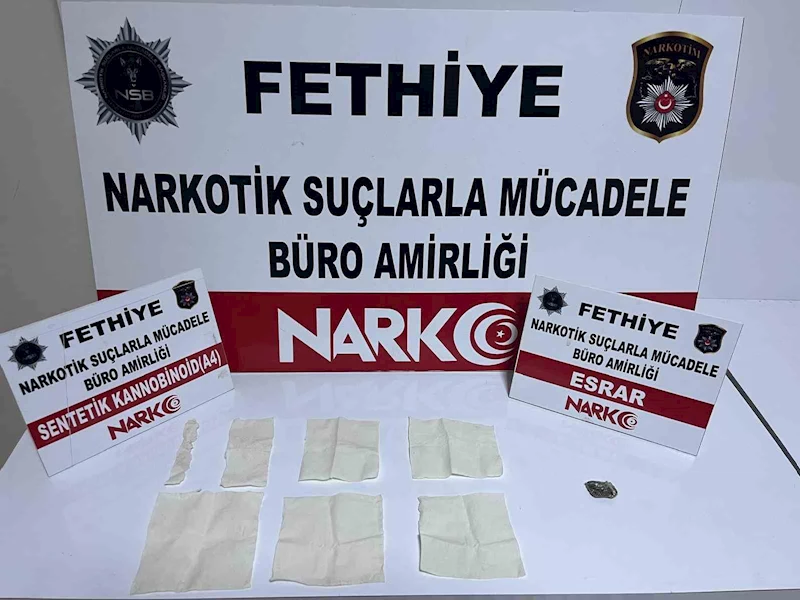 Fethiye’de uyuşturucu operasyonu : 2 tutuklama
