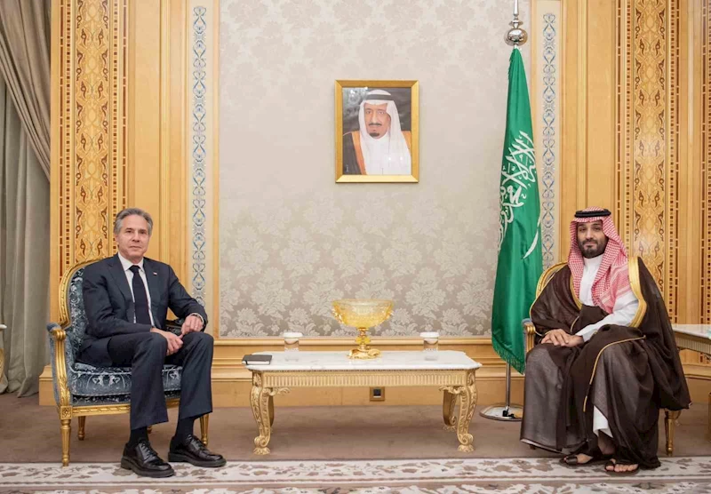 ABD Dışişleri Bakanı Blinken, Suudi Arabistan Veliaht Prensi Salman ile görüştü
