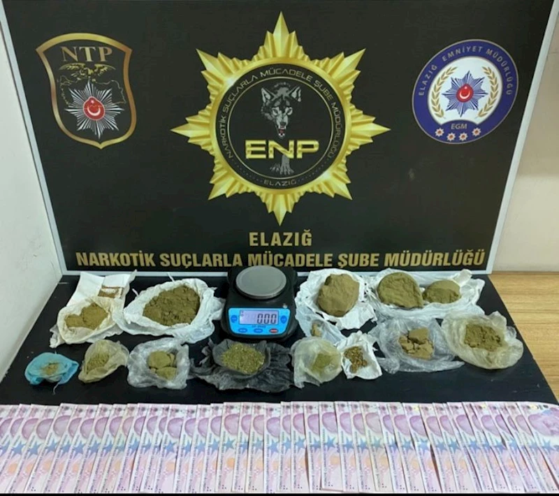 Elazığ’da uyuşturucu operasyonu: 3 şüpheli yakalandı
