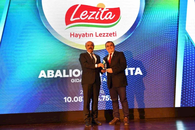 Anadolu’nun en büyük firmaları listesinde 34. olan Lezita’ya ödül
