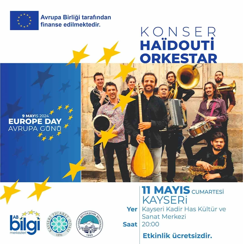 Büyükşehir’den Avrupa Günü’nde “Haidouti Orkestar