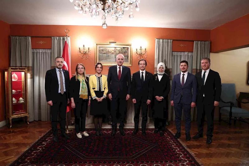 TBMM Başkanı Kurtulmuş, Türkiye’nin Meksika Büyükelçiliğini ziyaret etti
