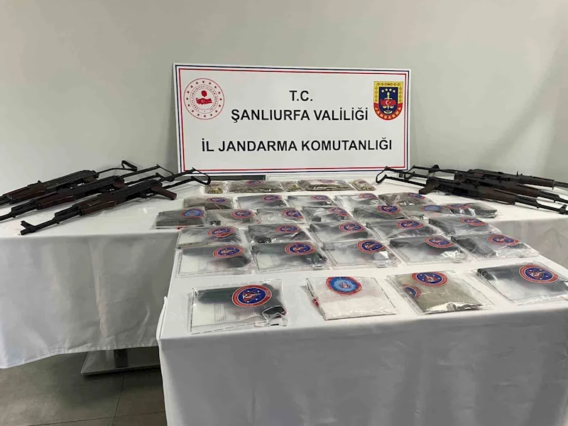 Şanlıurfa’da uyuşturucu ve kaçak silah operasyonu: 53 gözaltı
