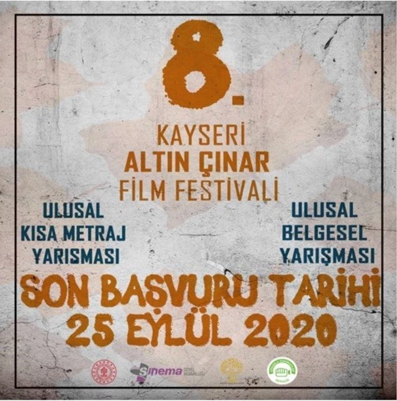 8. KAYSERİ ALTIN ÇINAR FİLM FESTİVALİ BAŞVURULARI BAŞLADI
