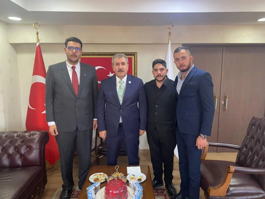 BBP Hacılar İlçe Başkanı Musa Çevrim Genel Başkanı ziyaret etti 