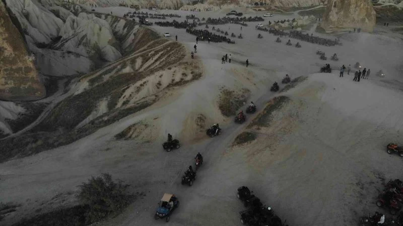 Kapadokya’da turizmciler ATV araçlarına getirilen kısıtlamaya tepki gösterdi