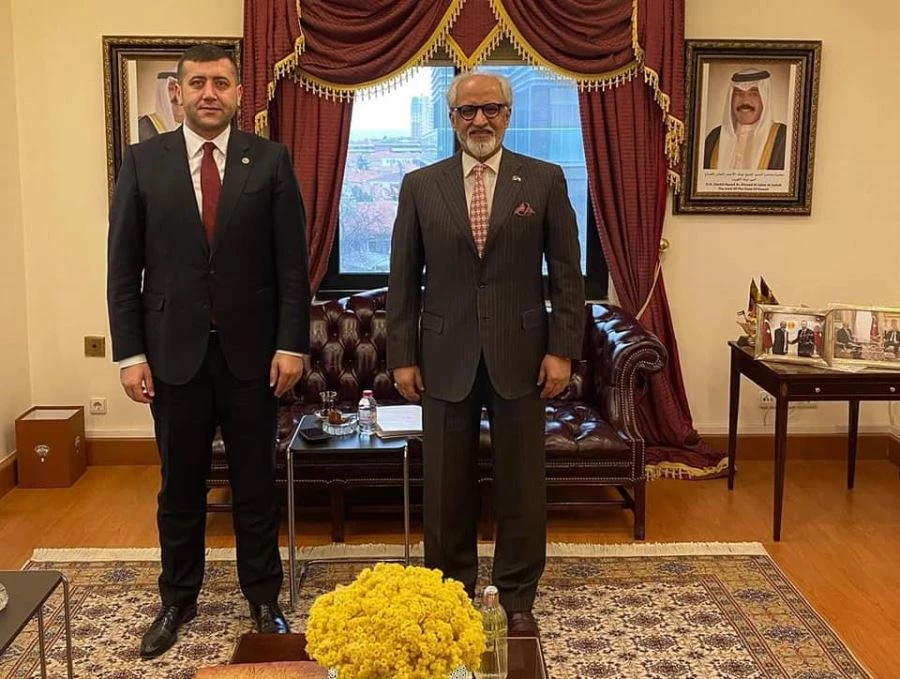 Baki Ersoy’un Kuveyt Ankara Büyükelçisi ziyareti