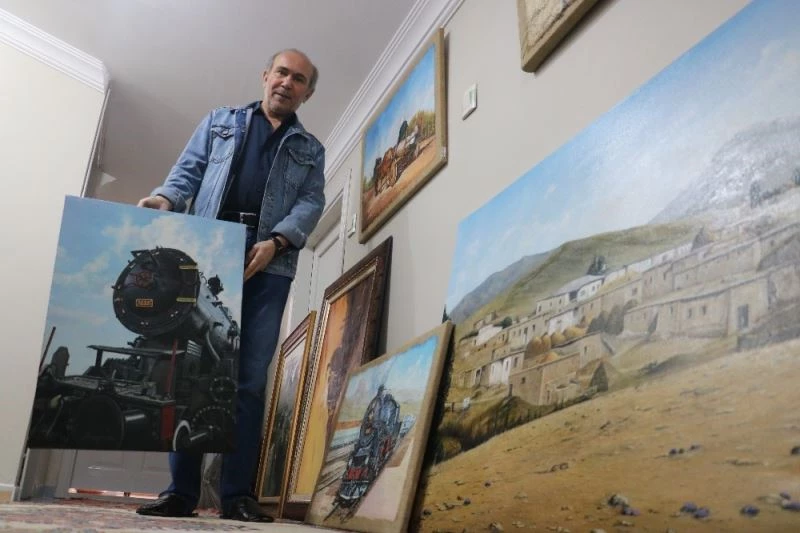Ressamın çizdiği resimler fotoğrafı aratmıyor