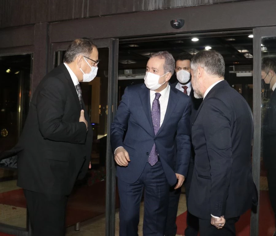 AK Parti Genel Başkan Yardımcısı Özhaseki, bakanlarla görüştü 