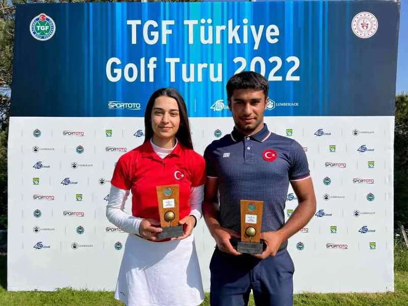 2022 TGF Türkiye Golf Turu Şampiyonları İbrahim Tarık Aslan ve İrem Demir oldu