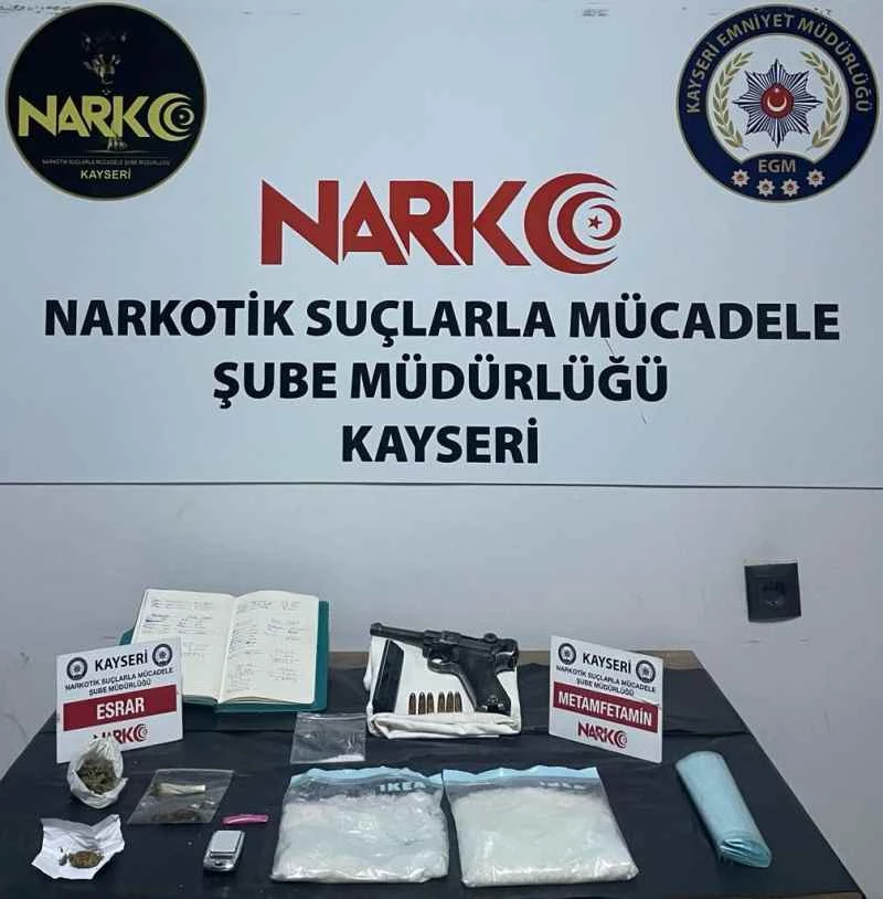 Kayseri’de uyuşturucu madde ticareti yapan kardeşler yakalandı