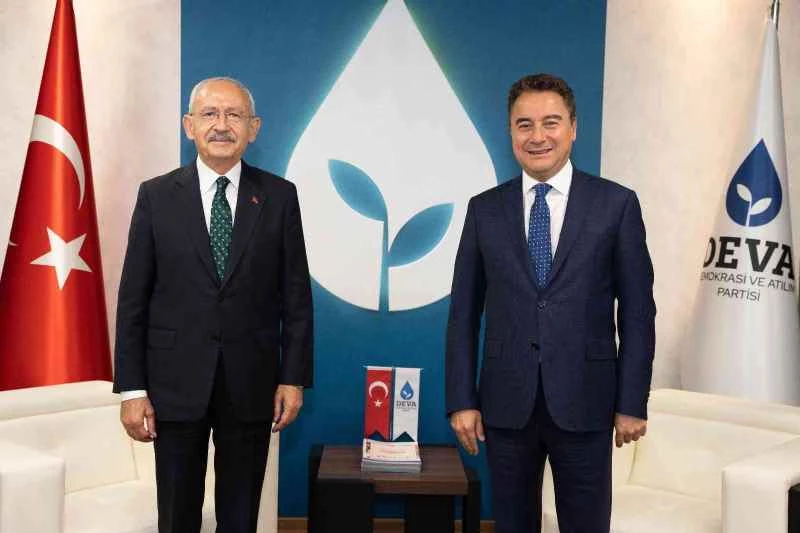 Kılıçdaroğlu DEVA Partisi Genel Başkanı Babacan ile görüştü