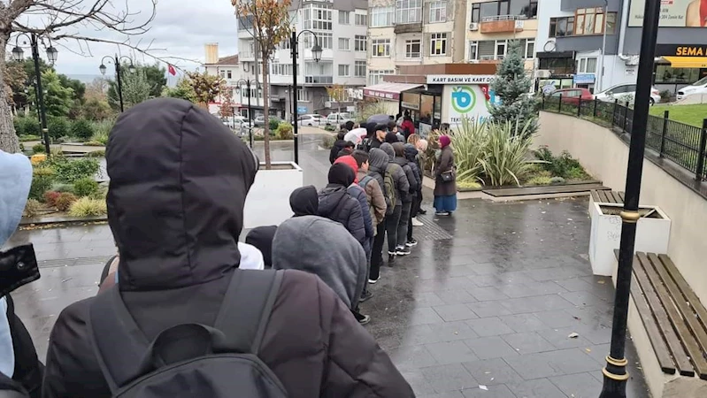 Tekirdağ’da soğukta 