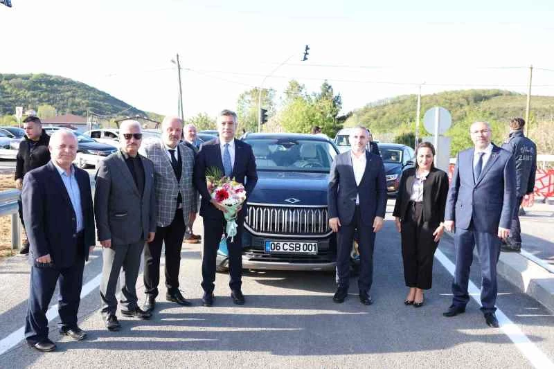 Şile otobanından ilk geçen otomobil yerli ve milli gurur 