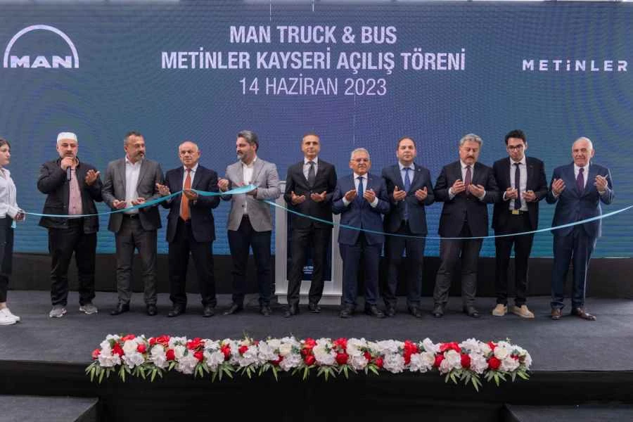 METİNLER PLAZA’ TÖRENLE HİZMETE AÇILDI: MAN’ın Kayseri’deki yeni yol arkadaşı  sektörün köklü firması Metinler Şirketler Grubu oldu