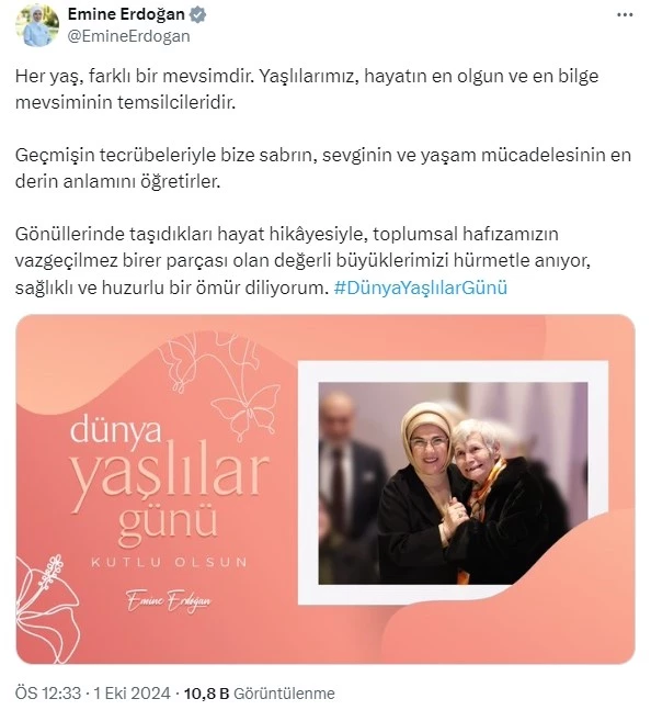 Emine Erdoğan’dan 