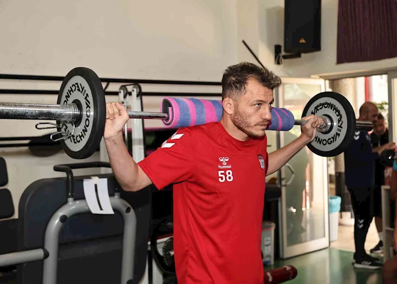 Sivasspor, fitness salonunda çalıştı
