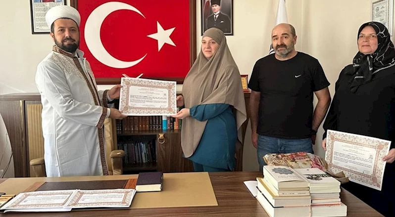 Alman anne ve kızı Çankırı’da Müslüman oldu
