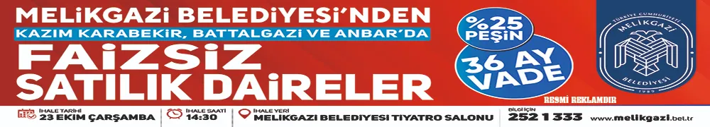 Melikgazi Belediyesi - Resmi Reklamdır