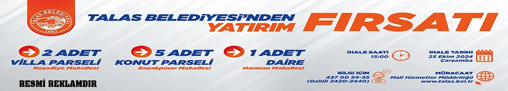 Talas Belediyesi - Resmi Reklamdır