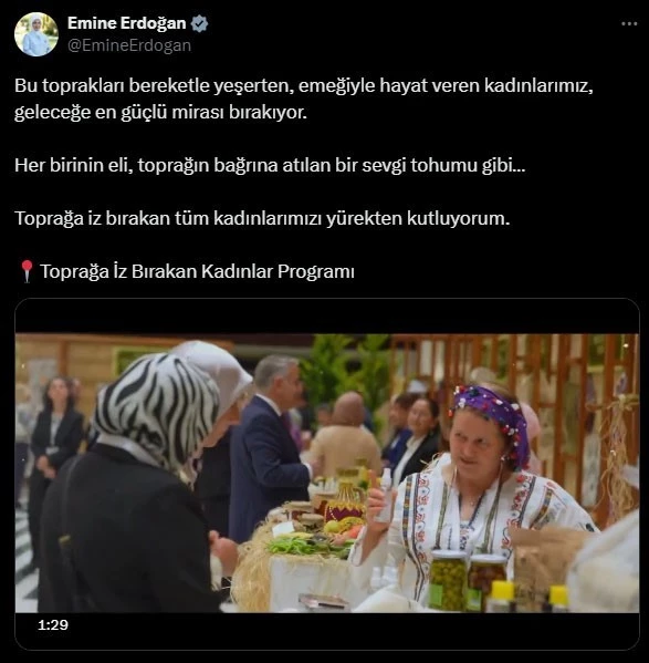 Emine Erdoğan’dan 