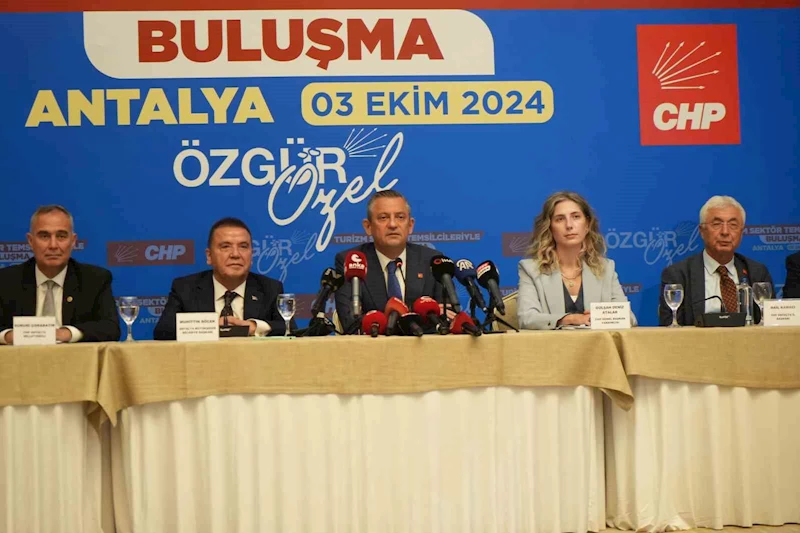 CHP Genel Başkanı Özel: 