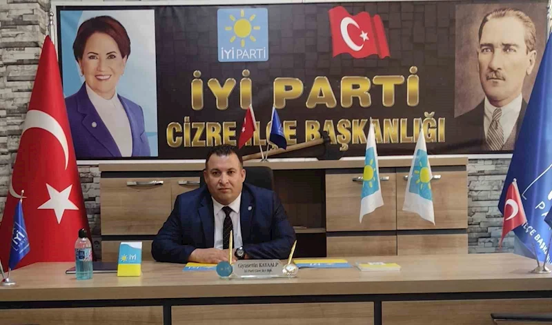 İYİ Parti Cizre İlçe Başkanı Kayaalp ve yönetimi partiden istifa etti
