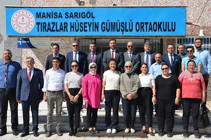 Manisa Milli Eğitim Müdürü Sarıgöl’de incelemede bulundu
