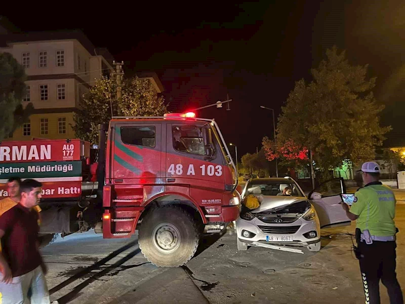 Menteşe’de trafik kazası: 1 yaralı
