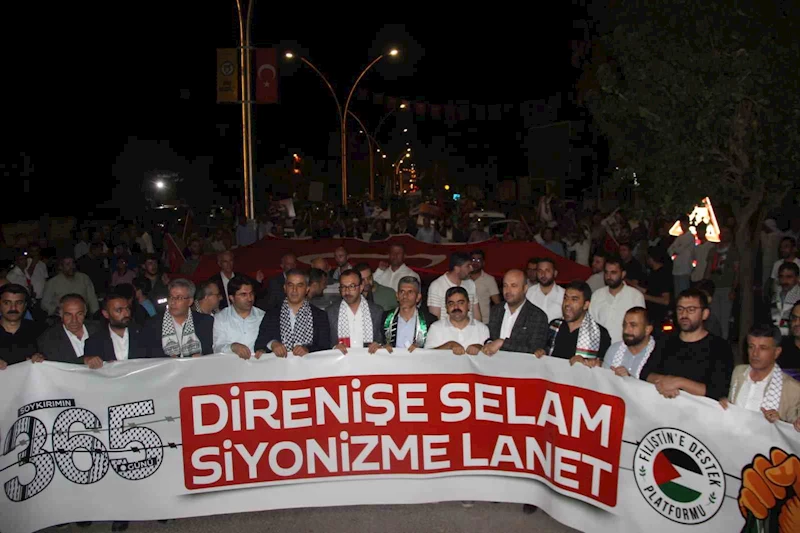 Şırnak’ta Gazze’ye destek gösterisi
