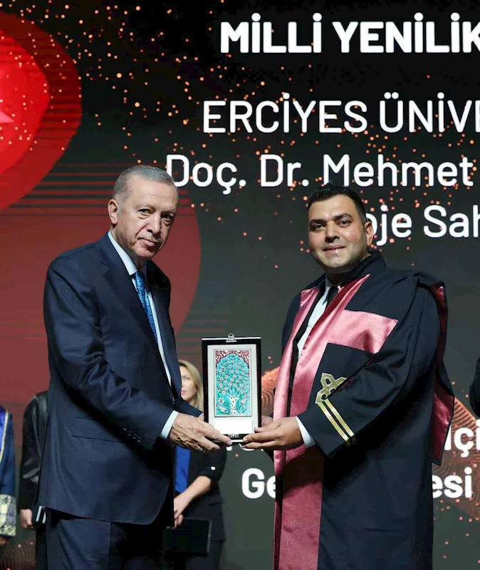 ERÜ’ye Cumhurbaşkanı Recep Tayyip Erdoğan’dan ödül