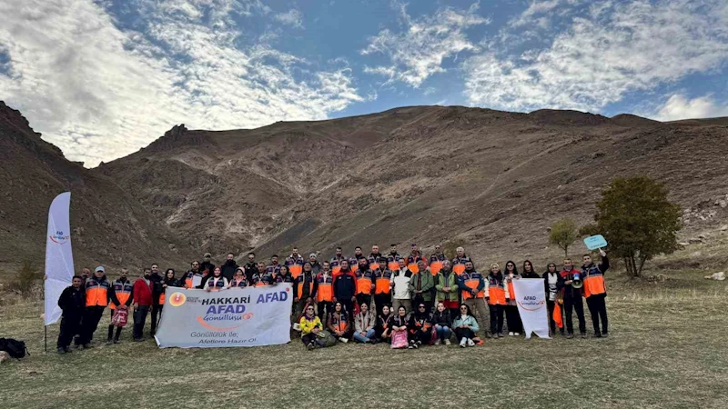 Hakkari’de AFAD gönüllüleri buluşma etkinliği
