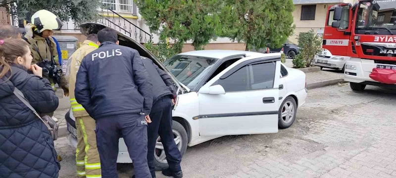 Edremit’te otomobilin altındaki dumanı gören ’araç yanıyor’ diye itfaiyeyi aradı
