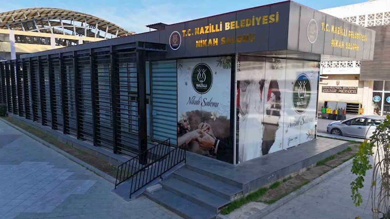 Nazilli Belediyesi yeni Nikah Salonu hizmete açıldı
