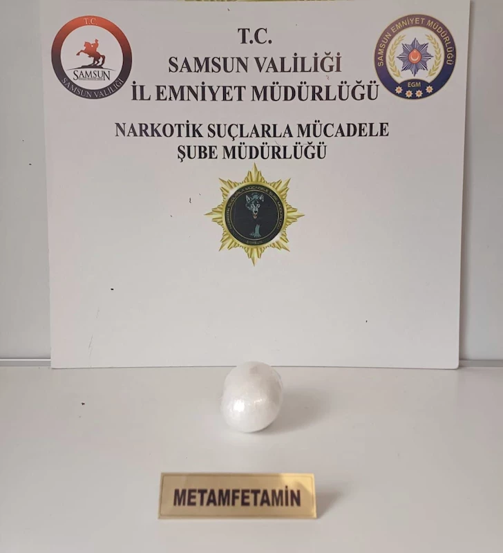 Samsun’da uyuşturucuyla yakalanan şahıs gözaltına alındı
