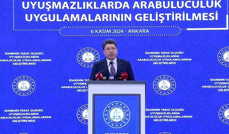 Bakan Tunç: “Arabuluculuğa önem vermeye devam edeceğiz“
