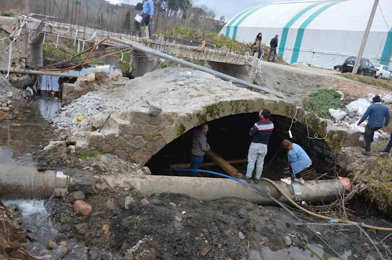 Ordu’da yol çalışmalarında bulunan taş köprü restore edilecek
