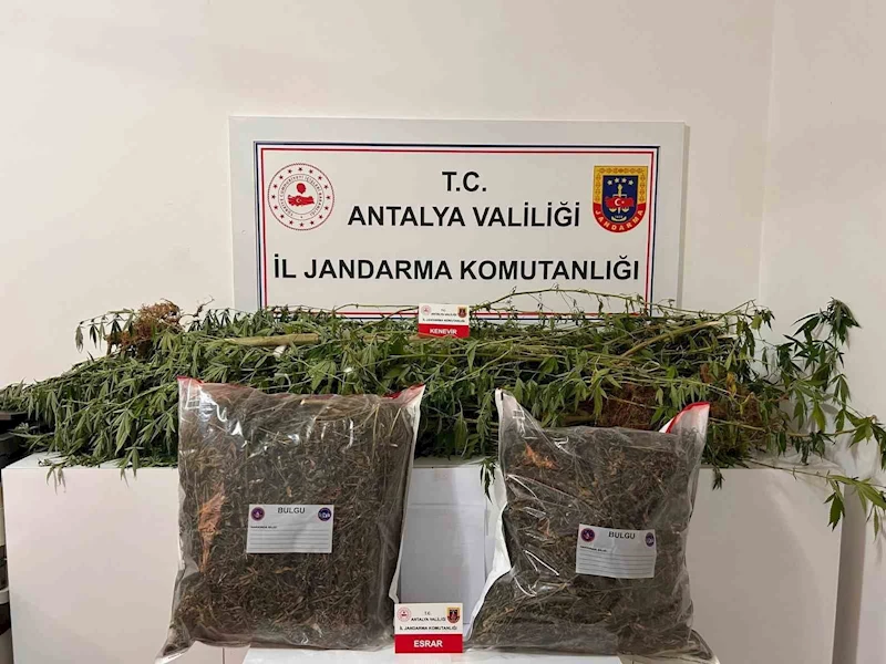 Alanya’da narkotik operasyonları
