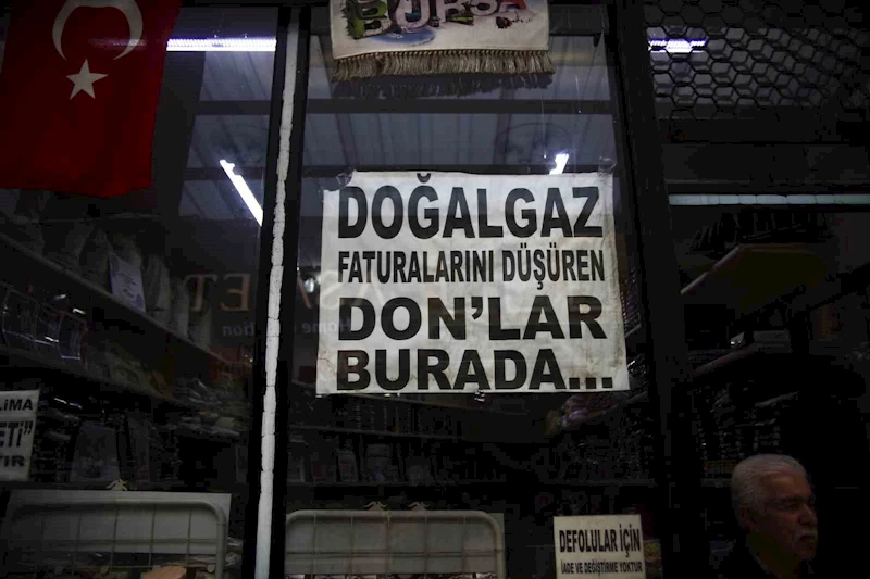 Bursa’da doğalgaz faturasını düşüren donlara büyük ilgi
