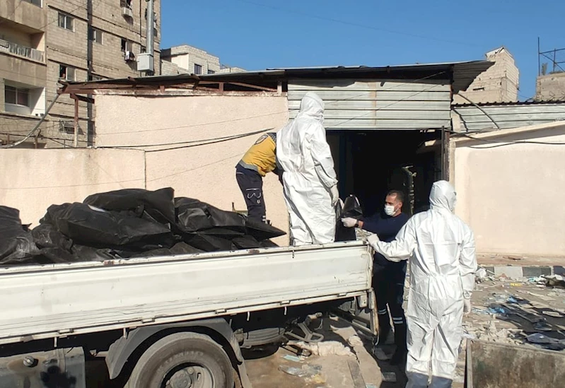 Şam’da İran ve Hizbullah tarafından kullanılan karargahta 20’den fazla ceset bulundu
