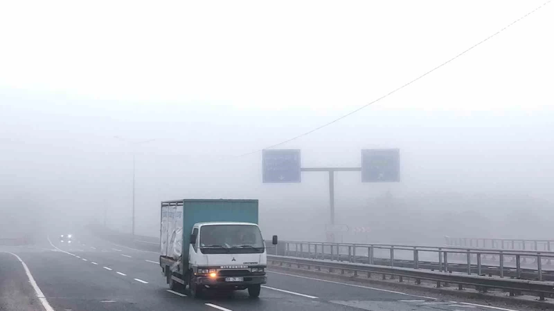 Tekirdağ’da yoğun sis
