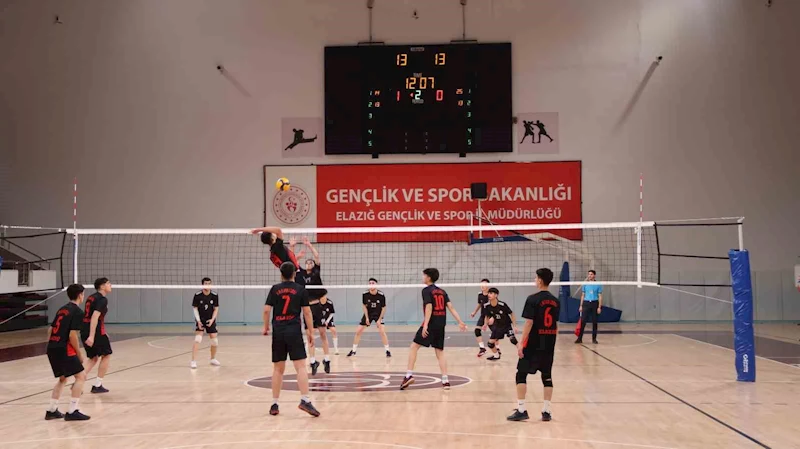 Elazığ’da voleybol müsabakaları sona erdi
