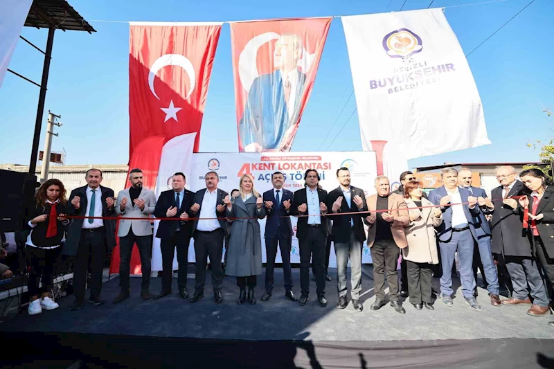 Denizli Büyükşehir Belediyesi 4. Kent Lokantasını hizmete açtı
