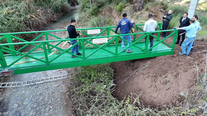 Marmaris Belediyesi, okul yolunu güvenli hale getirdi
