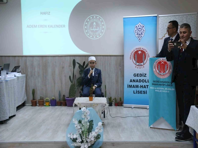 Gediz’de Hafızlık ve Kur’an-ı Kerim’i güzel okuma il finali büyük coşkuyla gerçekleşti
