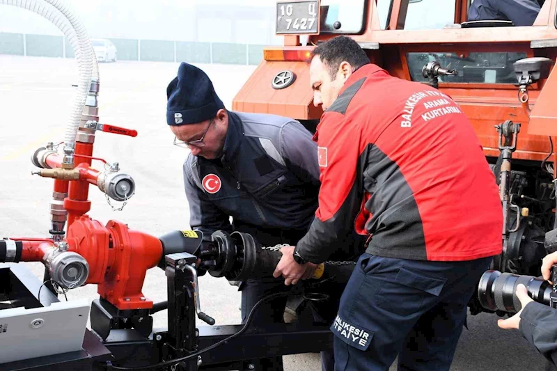 Balıkesir itfaiyesi yangınlara karşı artık daha güçlü
