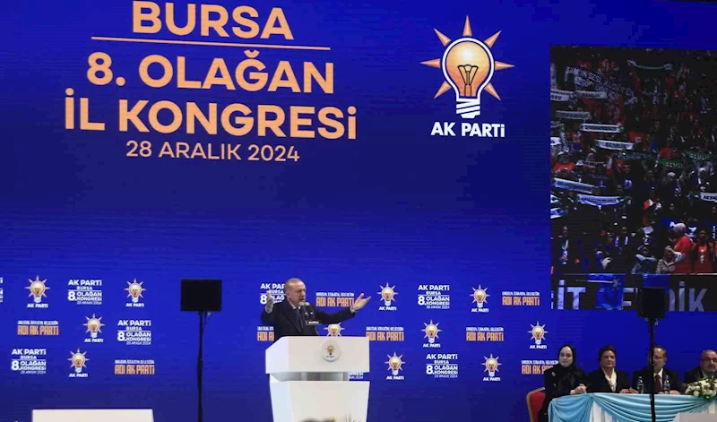 Cumhurbaşkanı Erdoğan, Bursa’ya 785 milyar liralık yatırım yaptıklarını açıkladı
